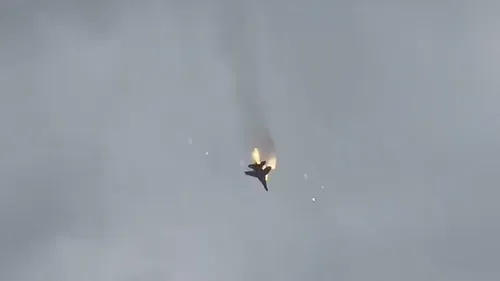 Avion militar rusesc, prăbuşit în Marea Neagră. Ar fi fost lovit din greşeală chiar de ruşi VIDEO