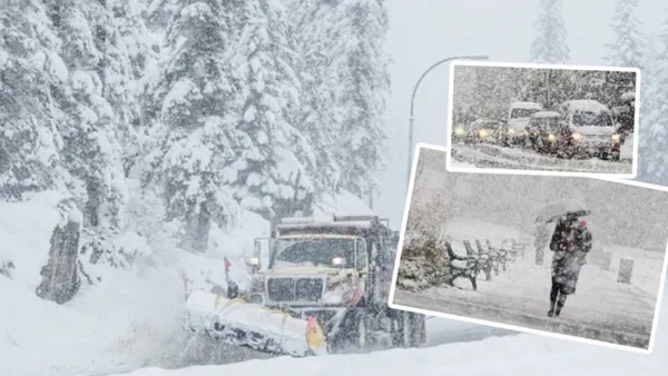 Iarnă în toată regula înainte de Paște. Ninge abundent în mai multe zone ale țării, drumarii intervin pe șosele și fac apel la șoferi să circule cu prudență