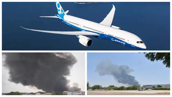 Un avion cu 242 de oameni s-a prăbușit la scurt timp după decolare! Imagini șocante de la fața locului. NICIUN ROMÂN nu se afla la bord VIDEO