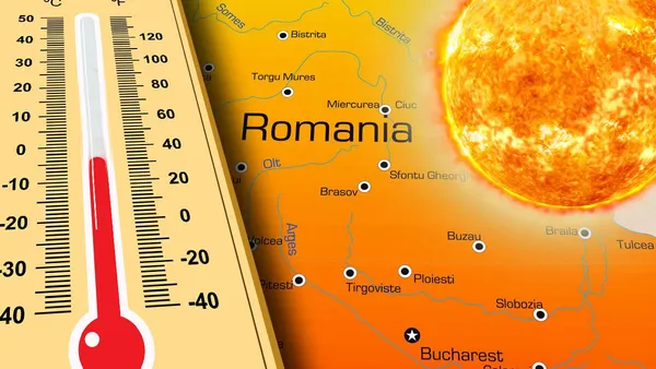 Cod portocaliu de caniculă în șase județe. Temperaturile urcă până la 39 de grade Celsius, iar nopțile vor fi tropicale