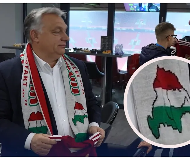 Cum arată harta Ungariei Mari, pe care maghiarii o pot afişa la meciuri. Cât conţine din teritoriul României FOTO