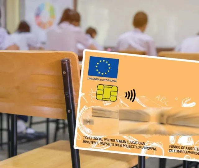 Tichetele de 500 de lei, încărcate pe carduri pentru elevi cu o întârziere de 8 luni. Banii au fost virați vineri