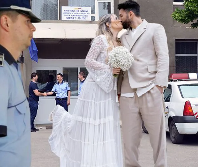 Gina Pistol a ajuns la poliţie după nunta cu Smiley. „Îmi pare rău, din păcate nu am ce să fac!” FOTO