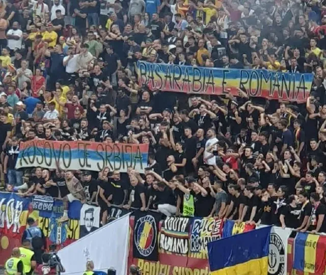 UEFA a dat decizia în cazul incidentelor de la România-Kosovo. Sancţiune dură pentru FRF şi pentru suporteri