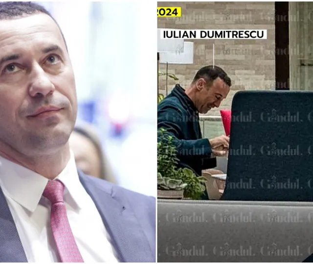 ”Baronul Lamborghini” a încălcat controlul judiciar! Iulian Dumitrescu a ieșit la cafea cu vicele Consiliului Județean Prahova. Cei doi răsfoiau hârtii în plină zi