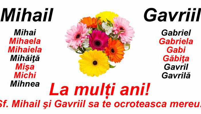 Mesaje Mihail Si Gavril 2019 Cele Mai Frumoase Felicitari Urari De Sf Mihail Si Gavriil