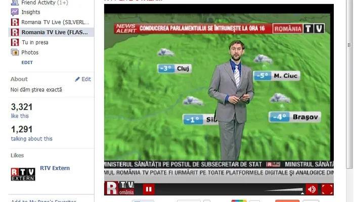 Romania Tv Acum Live Si Pe Facebook Video