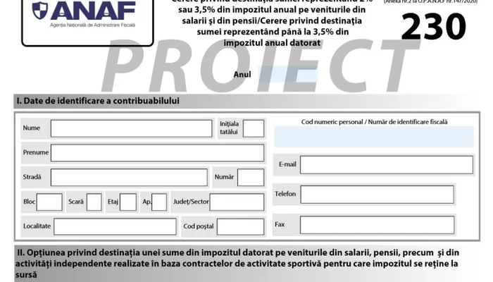 DeclaraÅ£ia 230 A Fost SimplificatÄƒ Anaf A Dat InstrucÅ£iuni De Completare Si Model DescÄƒrcaÅ£i Aici