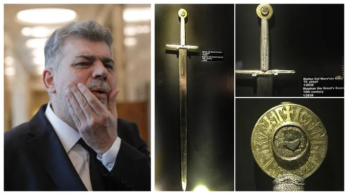 Marcel Ciolacu, anunţ din Turcia despre retrocedarea sabiei lui Ştefan cel Mare. Piesa este expusă la Muzeul Topkapî din Istanbul VIDEO