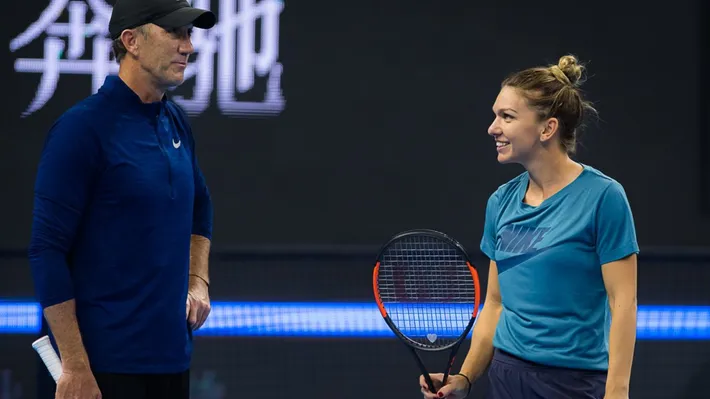 Simona Halep a sărbătorit cu Darren Cahill după ce elevul lui Jannik Sinner este noul lider ATP