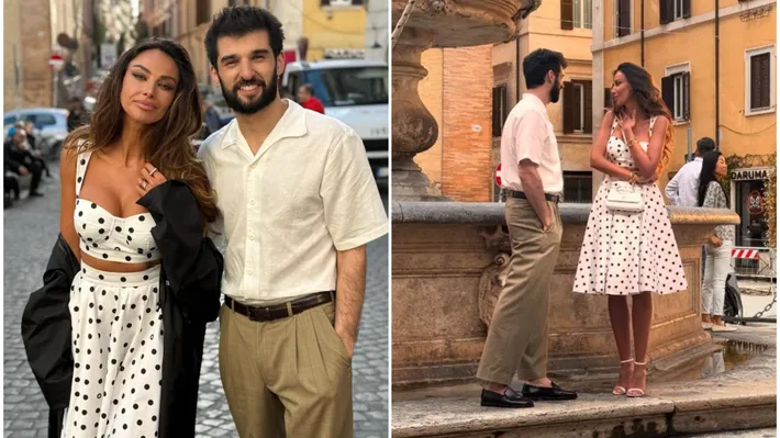 Mădălina Ghenea și Richard Abou Zaki, împreună la Roma. Imaginile cu actrița și juratul de la Chefi la cuțite au ridicat semne de întrebare în rândul fanilor