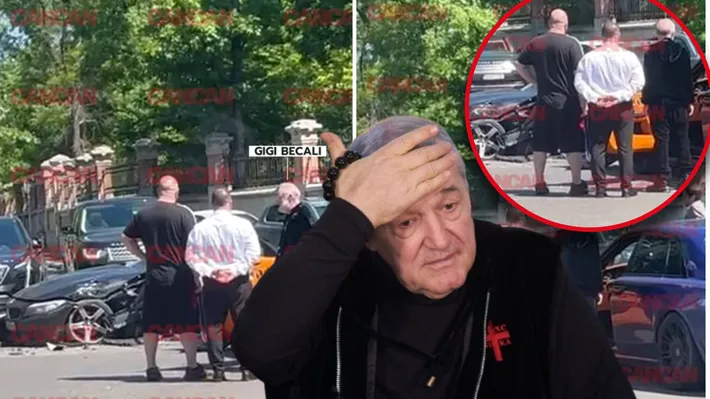 Gigi Becali, accident grav cu noul Rolls-Royce Ghost în valoare de jumătate de milion de euro