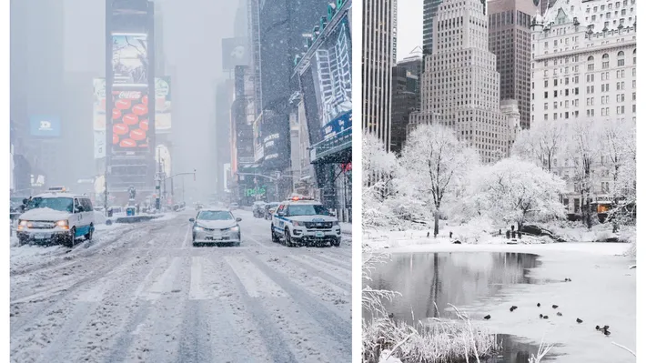Şcoli închise în SUA după o nouă furtună puternică de zăpadă. Trafic restricţionat masiv în New York VIDEO