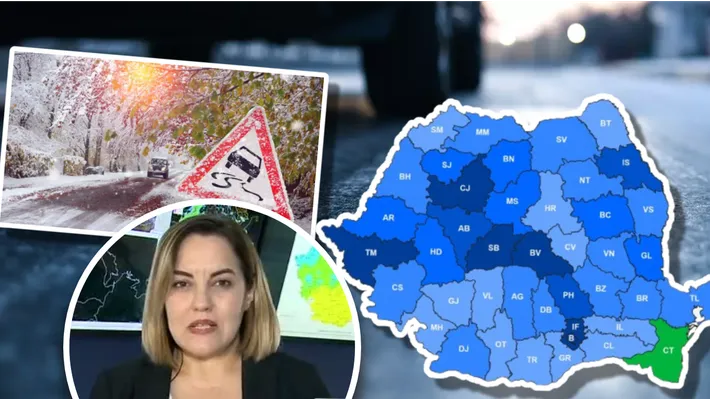 Prognoza meteo. Se ciocnesc norii înainte de Paşte, vom avea furtuni electrice în ţară şi ninsori la munte. ANM anunţă lapoviţă la Bucureşti