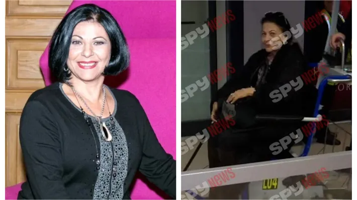 FOTO Elena Cârstea, în cărucior cu rotile. Artista s-a întors în țară după 10 ani: „Nu pot să merg, folosesc baston”