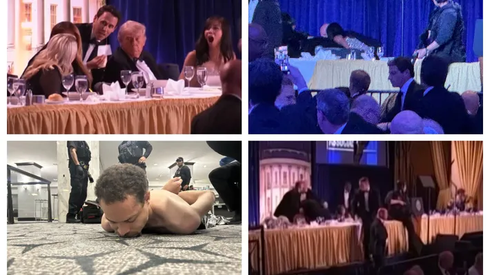 Focuri de armă la Casa Albă, chiar în timpul Cinei Corespondenților / Trump şi JD Vance au fost evacuaţi de urgență / Atacatorul a fost reținut