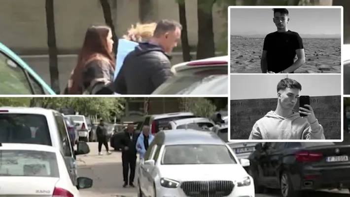 EXCLUSIV Mihai și David sunt conduși pe ultimul drum. Primele imagini de la înmormântarea celor doi prieteni morți în accidentul de la Snagov. Părinții sunt distruși de durere