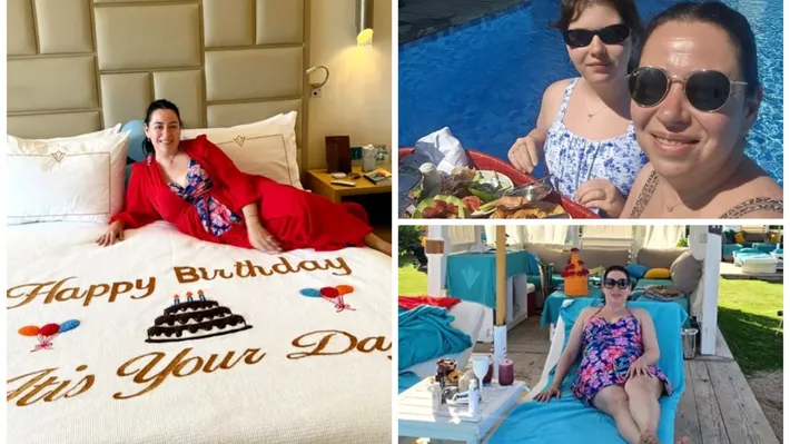 FOTO Oana Roman s-a pozat în costum de baie, la 50 de ani. Cu cine și-a sărbătorit ziua de naștere în Egipt