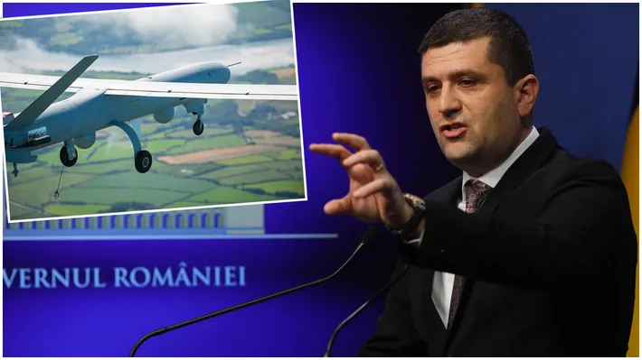 Radu Miruță este deranjat de numărul mare de drone care ajung în România. Ministrul Apărării critică și Ucraina: „De neacceptat ce se întâmplă”