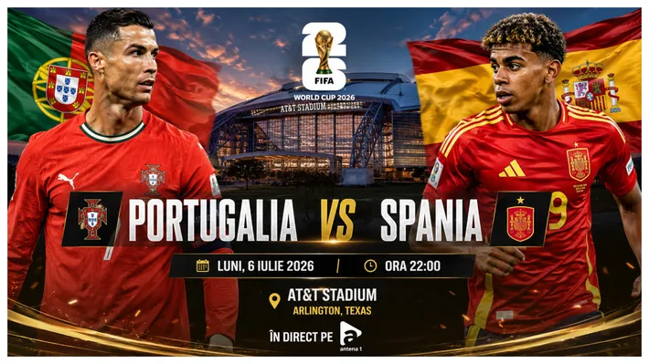 Portugalia – Spania 0-1. Calificare decisă în prelungiri de rezerva Merino. Ronaldo nu apucă duelul mondial cu Messi!