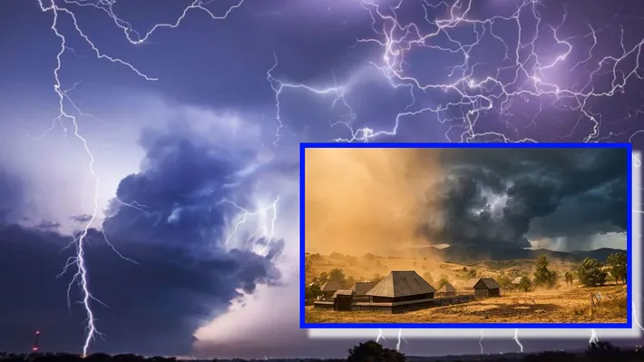 Cod GALBEN de vijelii în mai multe zone din țară. Plouă de rupe!