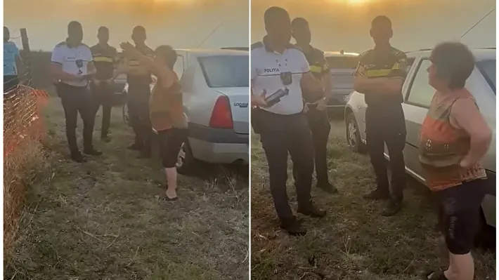 Primar din Olt, amendat și lăsat fără permis în timp ce se grăbea să ajungă la un incendiu care amenința casele oamenilor. Culmea, polițiștii nu au mișcat un deget pentru stingerea flăcărilor VIDEO