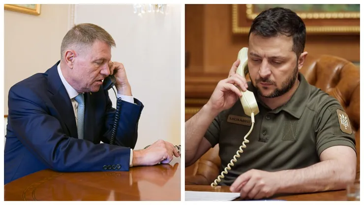 Klaus Iohannis a discutat cu Zelenski despre rachetele Patriot după ce preşedintele Ucrainei a cerut NATO să doboare rachetele ruseşti