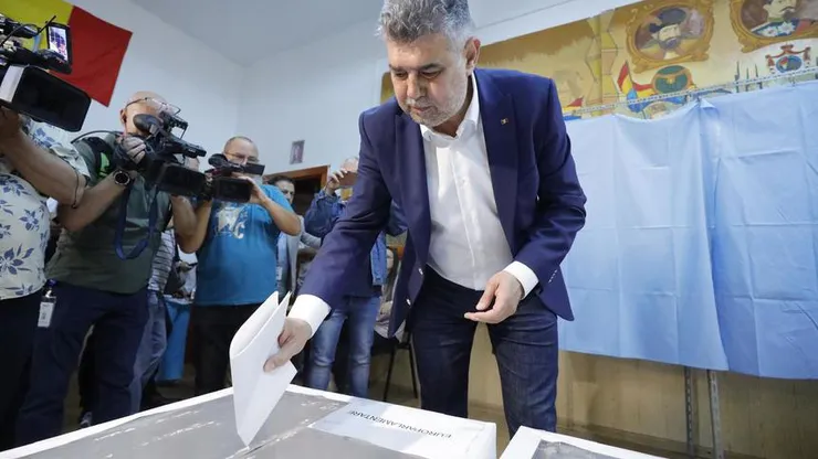 Marcel Ciolacu, optimist înainte de închiderea urnelor: „PSD este cel mai tare partid din România”