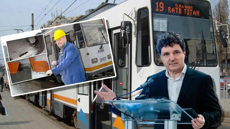 Nicușor Dan cumpără 250 de tramvaie noi, după dezastrul găsit de Piedone la RATB. ”Concomitent, lucrăm și la modernizarea liniilor de tramvai”