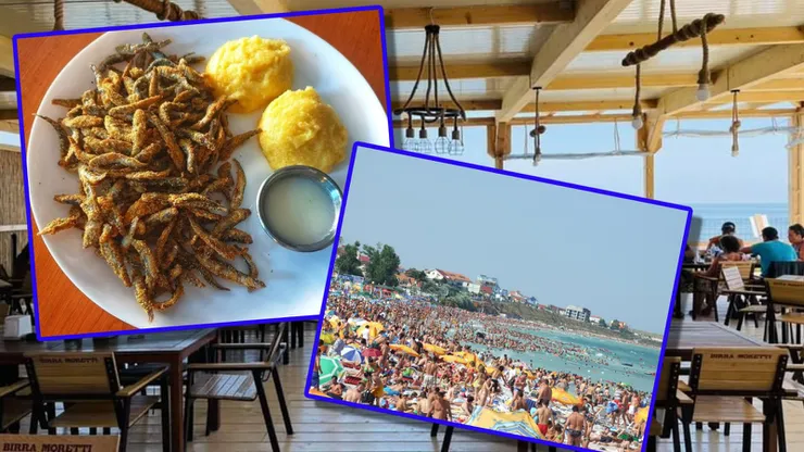 Cât costă 100 de grame de hamsii în Costinești. Prețuri mai mari ca în Mamaia: ”Doamne ferește să mai iei pâine, mămăligă și mujdei”