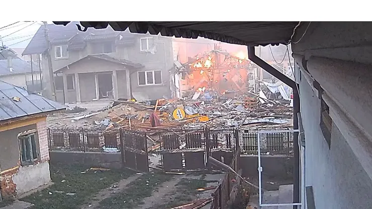 VIDEO O explozie la un magazin din Dâmbovița a zguduit casele până în satul vecin. Oamenii au crezut că este vorba despre un bombardament