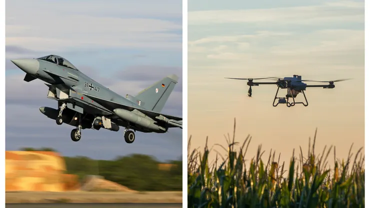 Alertă la granițele României din cauza dronelor. Un avion Puma a fost pregătit pentru decolare, anunțul de ultimă oră al Ministerului Apărării