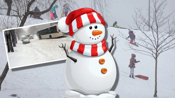 Anunț de ultim moment de la meteorologi pentru București. Continuă să ningă în Capitală. Șoferi, mare grijă! Se anunță polei