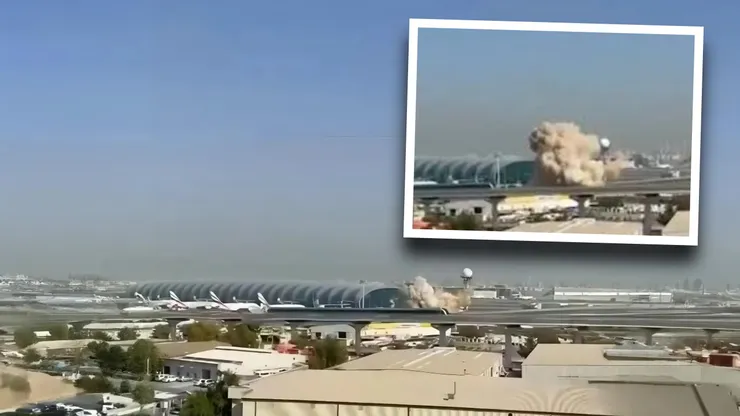 Explozie, sâmbătă dimineață, în aeroportul din Dubai. Zborurile au fost suspendate temporar după interceptarea fulger a unei drone