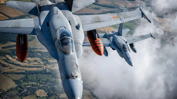 Alertă aeriană în Tulcea, în noaptea de luni spre marți. MApN: Două F-18 spaniole au decolat de la Mihail Kogălniceanu