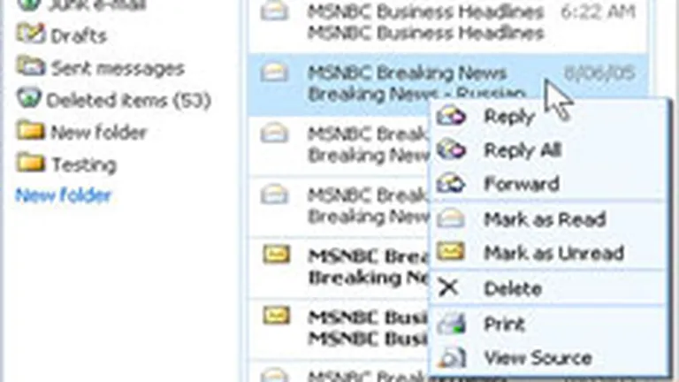 Microsoft lanseaza programul de mesagerie online Windows Live Hotmail