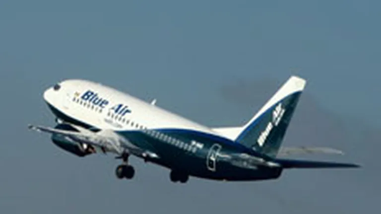 Blue Air estimeaza ca va avea cu 30% mai multi pasageri in vara lui 2008