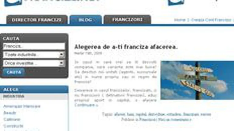Francize.net: Vom avea o oferta de minim 80 de francize pana la sfarsitul anului
