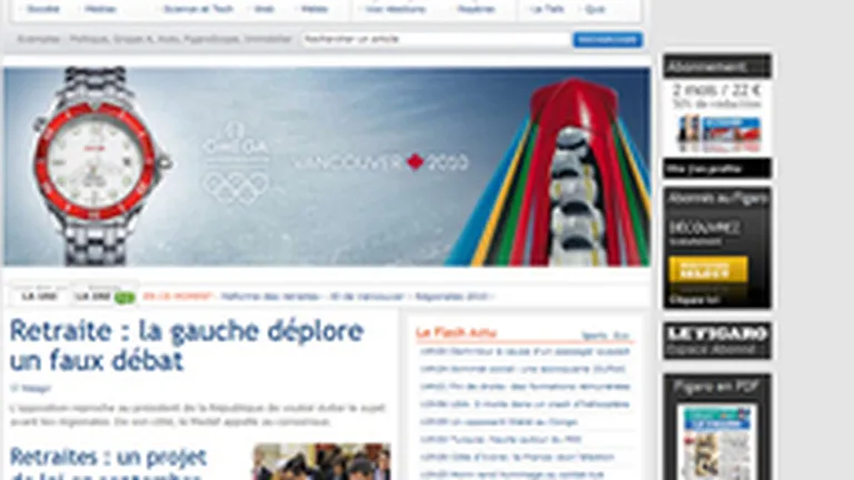 Le Figaro ofera stiri gratuit, insa introduce taxe pentru alte tipuri de articole