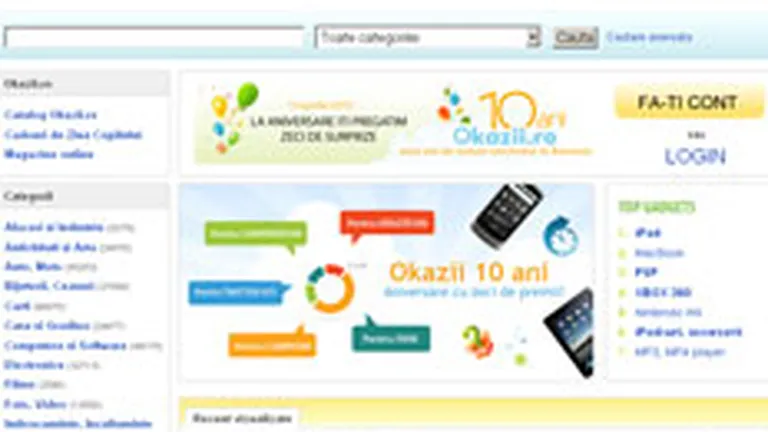 Okazii.ro introduce plata cu cardul pentru unele magazine online