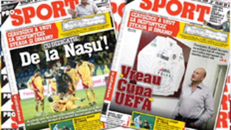 Pro Sport contraataca: Noi vom fi primul ziar 3D din Romania, nu Gazeta Sporturilor