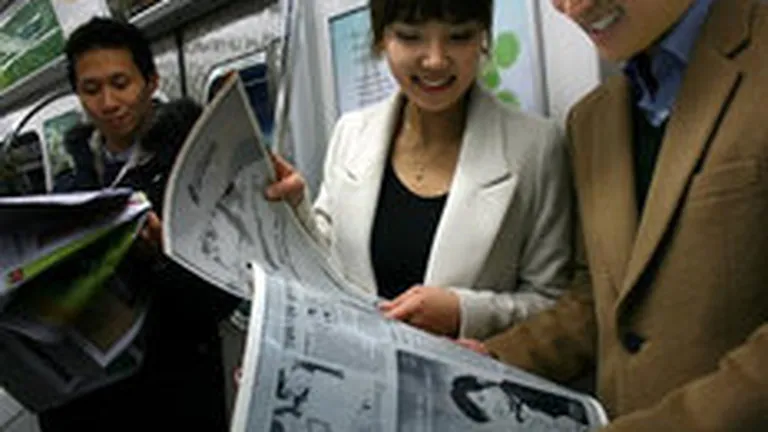 Ziarele in viitor: ecrane flexibile e-paper