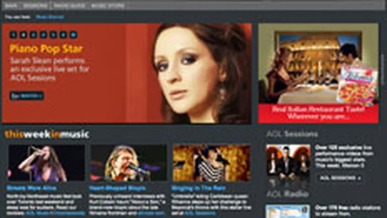 AOL isi relanseaza site-ul de muzica