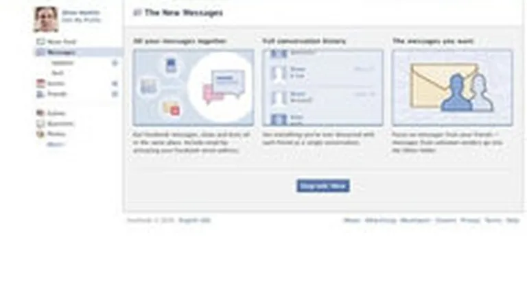 Facebook lanseaza \un sistem modern ce imbina reteaua sociala cu mesageria instant, e-mail si text\