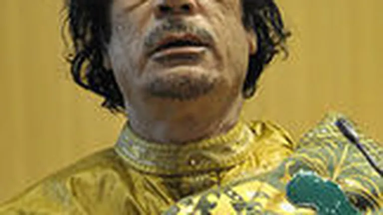 UE a adoptat sanctiuni impotriva lui Muammar Kadhafi