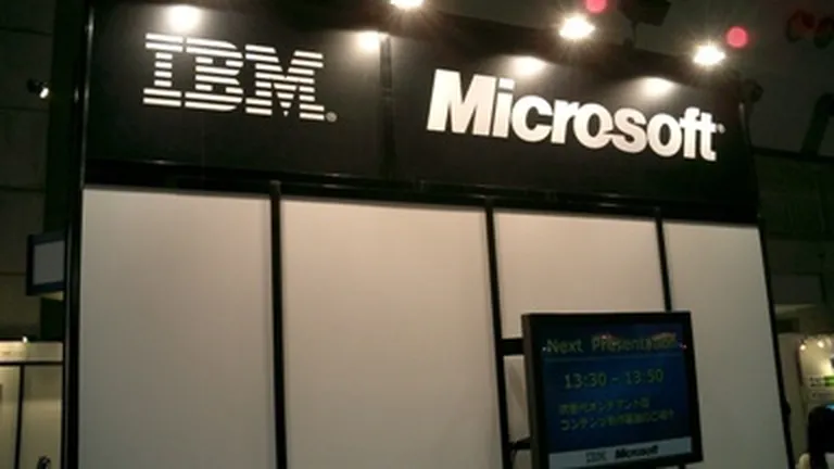 Valoarea de piata a IBM a depasit-o pe cea a Microsoft pentru prima data in ultimii 15 ani