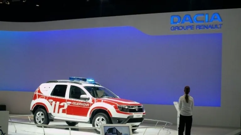 Dacia la Frankfurt: un model de curse si o masina de pompieri