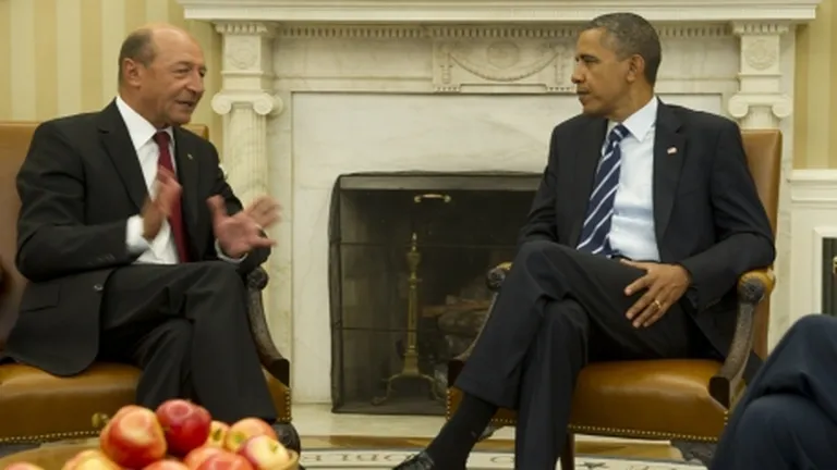 Ce a discutat Basescu la Washington cu Obama si Biden