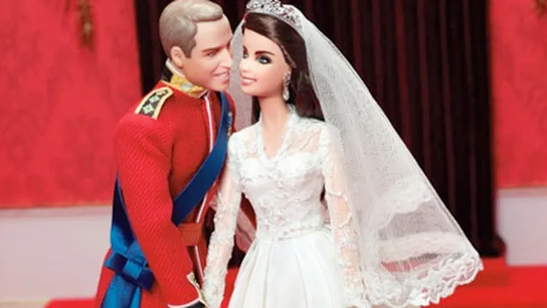 Papusi regale - Cat costa varianta Barbie a Printului William si a lui Kate Middleton