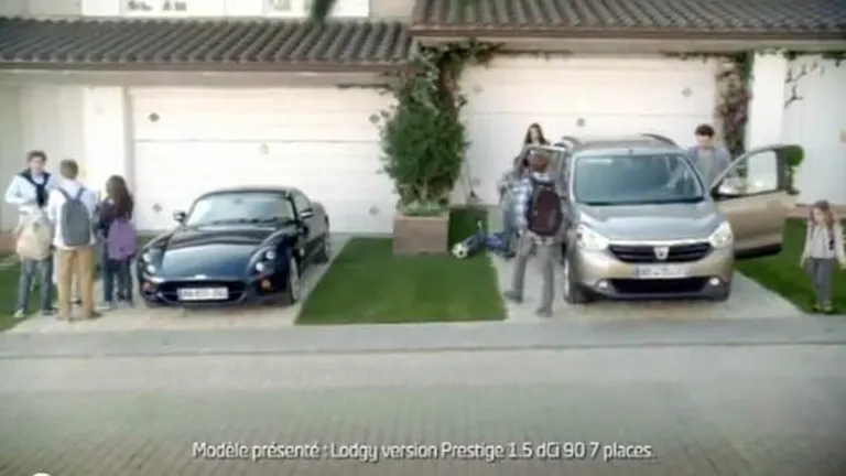 Dacia Lodgy ironizeaza concurenta in ultima reclama (VIDEO)